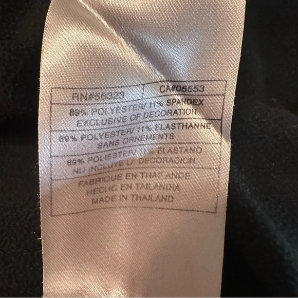 Nike women’s Dry fit black quarter zip high neck long sleeve size S Stretch Top - Picture 9 of 10